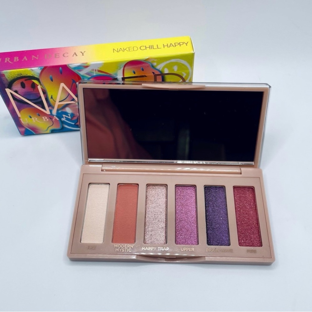 Urban Decay Red and Purple Eyeshadow Palette Vibrant Colors